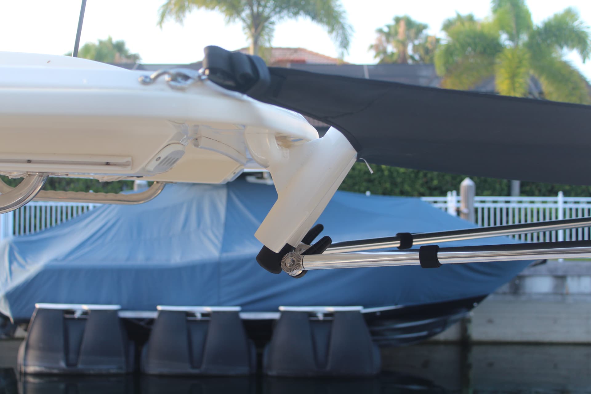 rod holder shade for t top boats